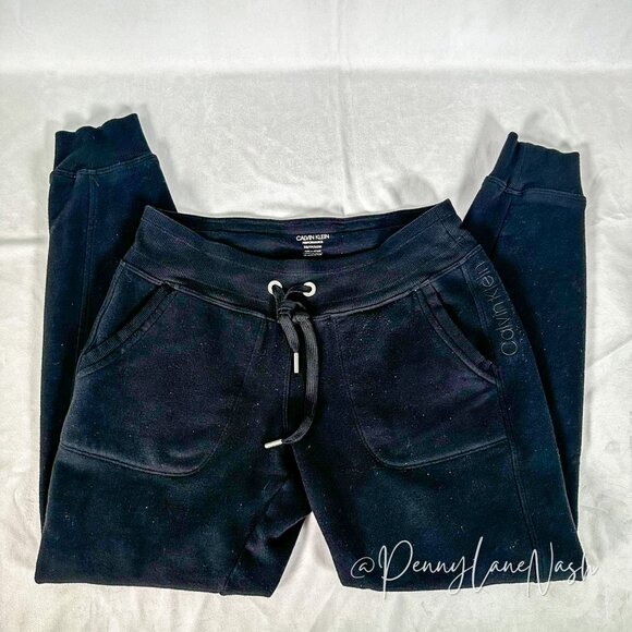 Calvin Klein Performance Pants - Calvin Klein Performance Fleece Jogger Black